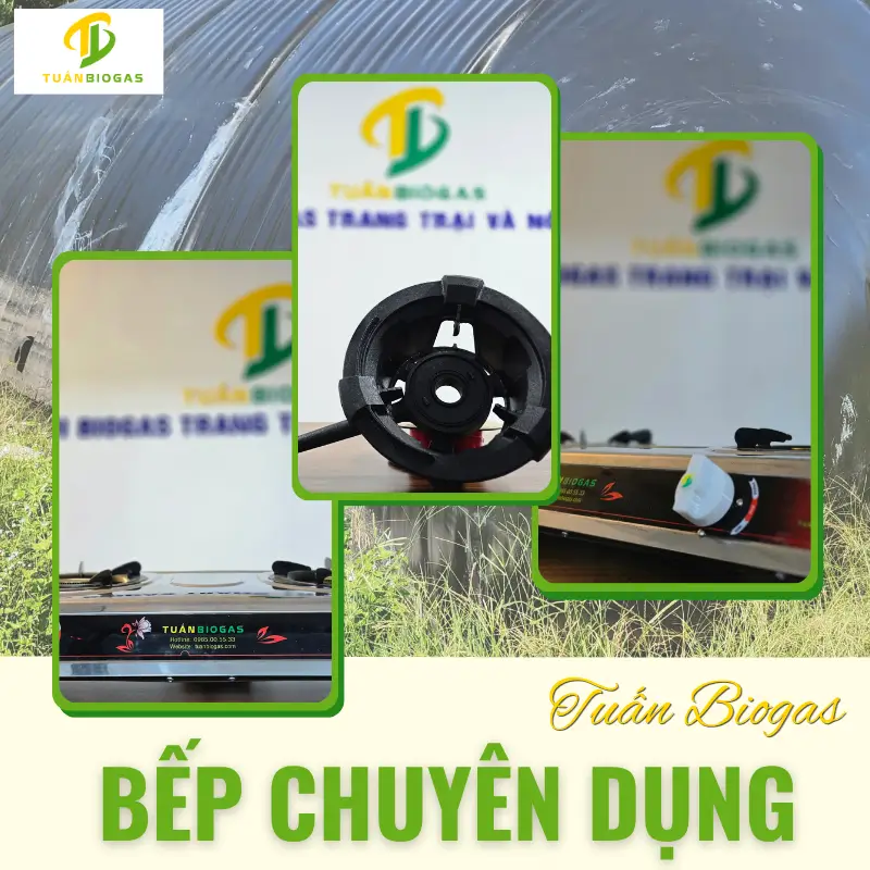 Bếp Biogas Chuyên Dụng Tuấn Biogas: Giải Pháp Đun Nấu Lửa Xanh, Tiết Kiệm Chi Phí Cho Nhà Nông